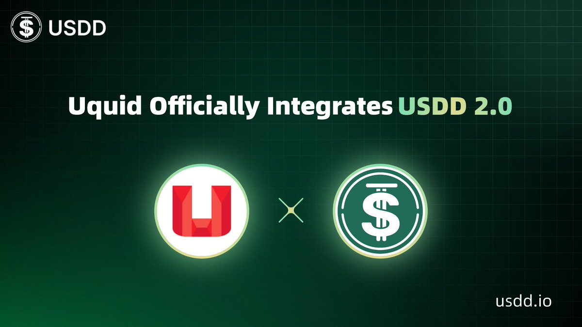 🎯 Spend your $USDD anywhere with @Uquidcard — now supporting USDD 2.0 @Usddio!

🔸 Unlock real-world crypto utility beyond exchanges. Faster, safer, smoother transactions with USDD 2.0 
🔸 Ideal for tech, travel, gaming, fashion, and more

🌍 Shop 178 million+ products &amp;