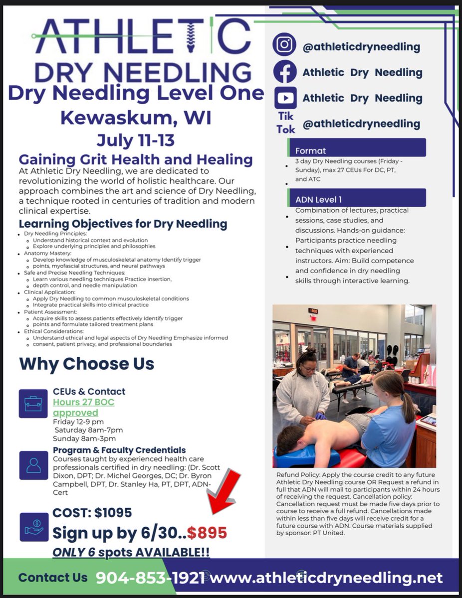 Looking to get dry needling certified!?  Look no further.