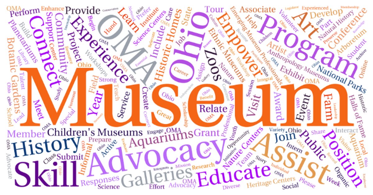 The June Ohio Museums Monthly is out!
 
This month: Register for May's webinar, Save the date for July’s Mem/Dev Chat and Museum Director Chat; check out the OMA Merch store; lots of opportunities, professional development, #museumjobs and more! buff.ly/326xi4L