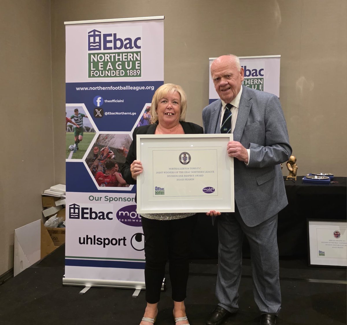 Ebac Northern Football League (@ebacnorthernlge) on Twitter photo The 2024-25 <a href="/EbacUK/">Ebac UK</a> Northern League Division One Respect Award joint winners <a href="/bororangers/">Boro Rangers FC</a> <a href="/NorthallertonFC/">Northallerton Town FC</a> The 2024-25 <a href="/EbacUK/">Ebac UK</a> Northern League Division One Respect Award joint winners <a href="/bororangers/">Boro Rangers FC</a> <a href="/NorthallertonFC/">Northallerton Town FC</a>