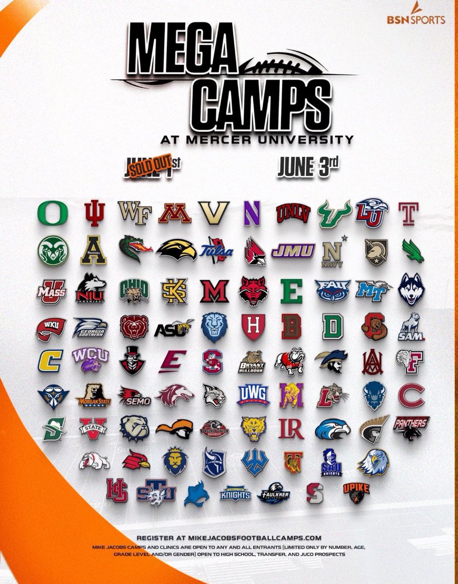 Cameron Jackson C/O 2026 (@_camjackson_) on Twitter photo I will be attending the Mercer Mega Camp June 1stโผ๏ธLook forward to showcasing my talent and meeting a few of the coaches.<a href="/StatesboroFB/">Statesboro Football</a> <a href="/RecruitGeorgia/">Recruit Georgia</a> <a href="/CoachJones_25/">Fred Jones</a> @On3Recruits I will be attending the Mercer Mega Camp June 1stโผ๏ธLook forward to showcasing my talent and meeting a few of the coaches.<a href="/StatesboroFB/">Statesboro Football</a> <a href="/RecruitGeorgia/">Recruit Georgia</a> <a href="/CoachJones_25/">Fred Jones</a> @On3Recruits