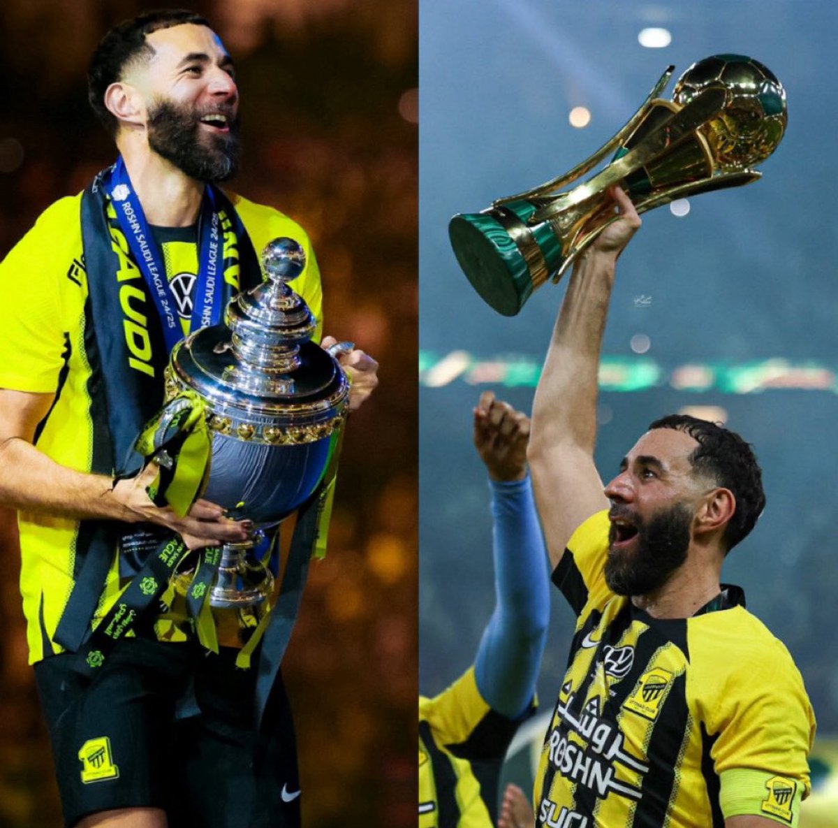 enuior's tweet photo. هُنا كانت النهايه ..
الاتحاد بطلاً لدوري روشن ✔️
الاتحاد بطلاً لكأس الملك ✔️ https://t.co/ciU4CWQa0Y