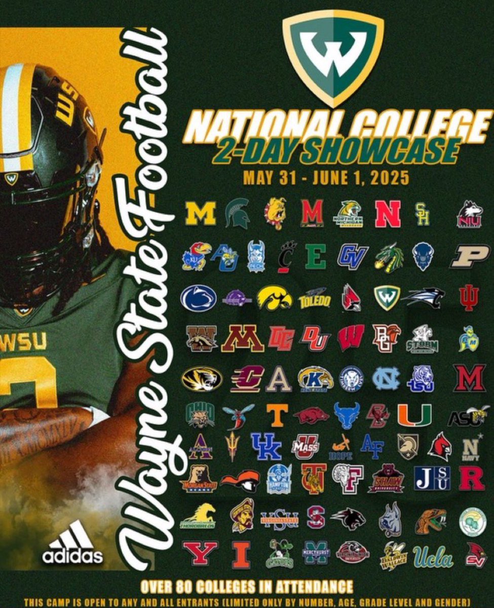 Husayn Abdulsater (@husaynsater3) on Twitter photo I will be attending the Wayne State National Showcase Session 2 May 31st-June 1st <a href="/TractorFootball/">Fordson Football</a> <a href="/MIexposure/">Michigan exposure</a> <a href="/PrepRedzoneMI/">Prep Redzone Michigan</a> <a href="/AllenTrieu/">Allen Trieu</a> <a href="/alex_pallone/">Alex Pallone</a> <a href="/helzayat01/">Hamze El-Zayat</a> <a href="/AlziyadiFayez2/">Fayez Alziyadi</a> <a href="/BClay_9/">Coach Clayton</a> <a href="/on_the_com_up_/">Davion</a> <a href="/CoachZeek_/">Isiah Dunning</a> <a href="/BClay_9/">Coach Clayton</a> <a href="/TheD_Zone/">The D Zone</a> <a href="/MichFBFrenzy/">Michigan Prep Frenzy</a> I will be attending the Wayne State National Showcase Session 2 May 31st-June 1st <a href="/TractorFootball/">Fordson Football</a> <a href="/MIexposure/">Michigan exposure</a> <a href="/PrepRedzoneMI/">Prep Redzone Michigan</a> <a href="/AllenTrieu/">Allen Trieu</a> <a href="/alex_pallone/">Alex Pallone</a> <a href="/helzayat01/">Hamze El-Zayat</a> <a href="/AlziyadiFayez2/">Fayez Alziyadi</a> <a href="/BClay_9/">Coach Clayton</a> <a href="/on_the_com_up_/">Davion</a> <a href="/CoachZeek_/">Isiah Dunning</a> <a href="/BClay_9/">Coach Clayton</a> <a href="/TheD_Zone/">The D Zone</a> <a href="/MichFBFrenzy/">Michigan Prep Frenzy</a>