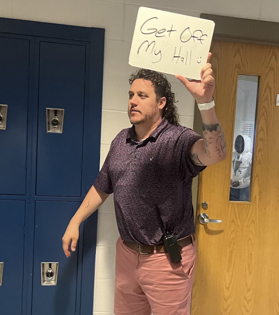 VAeducatorCTC's tweet image. This was my vibe today if you didn’t have class on the 2700 hall 🤣. @ElkoMiddle, thank you for a great first year. I cannot wait to have a full summer to plan for next school year. #lockedin