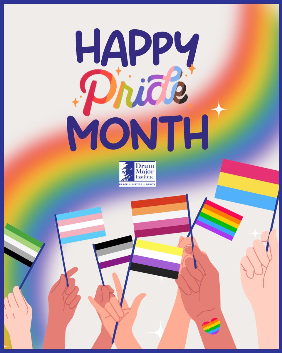 Happy #PrideMonth! We honor the courage, joy, and resilience of the LGBTQ+ community and remember that Pride began as a protest. It remains a powerful call for justice and the creation of a world where everyone—especially our queer and trans family—is seen, safe, and supported.