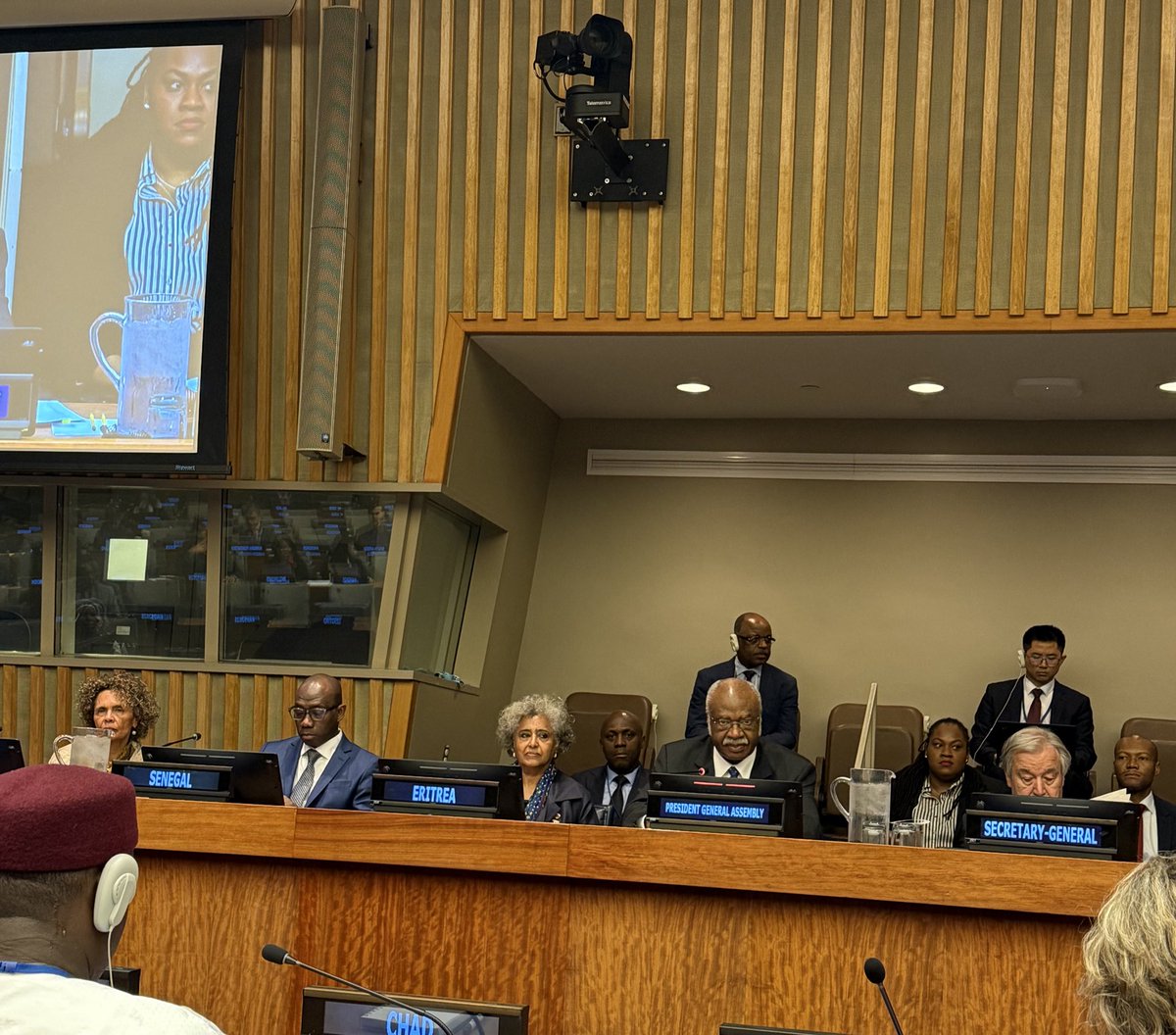 Eritrea_UN's tweet image. As @AmbStesfamariam affirmed on behalf of #Eritrea @UN, Africa is no longer a passive site of extraction—we are the architects of our future. We honor our past not to dwell in its shadow, but to build a more just tomorrow🇪🇷🌍#ADS2025 #AfricaRemembers #AfricaRises #AfricaReclaims