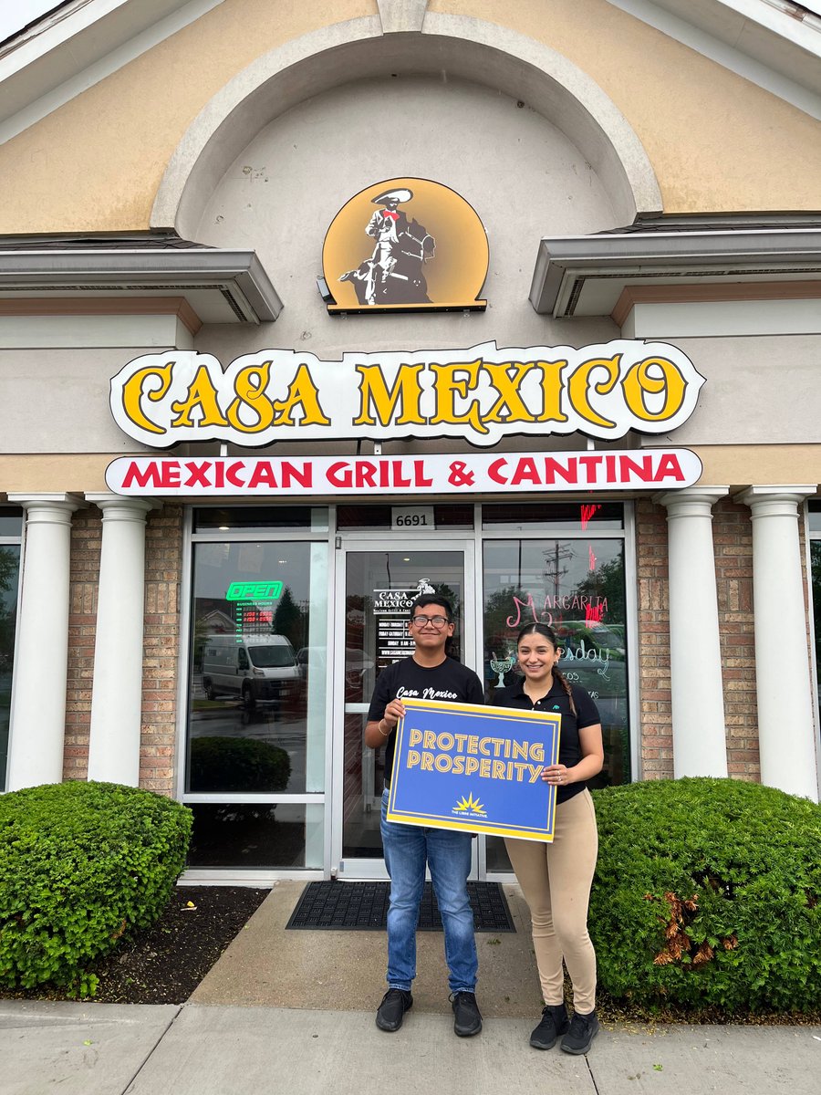 LibreOhio's tweet image. Save Our Salary with the Cincinnati entrepreneurs at Casa Mexico! #HispanicLatinos #ProtectProsperity  #saveoursalary