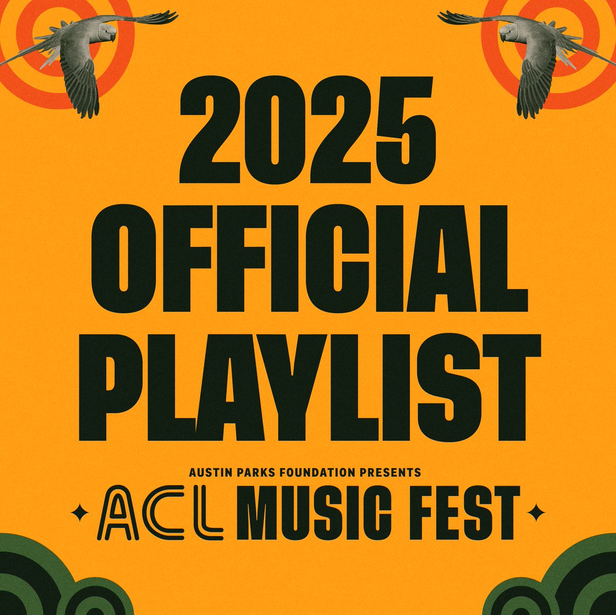 Got your tickets? Time to jam 😎 

Head into your weekend with the ACL Fest 2025 playlist, featuring artists from this year's lineup! open.spotify.com/playlist/5QtjK…