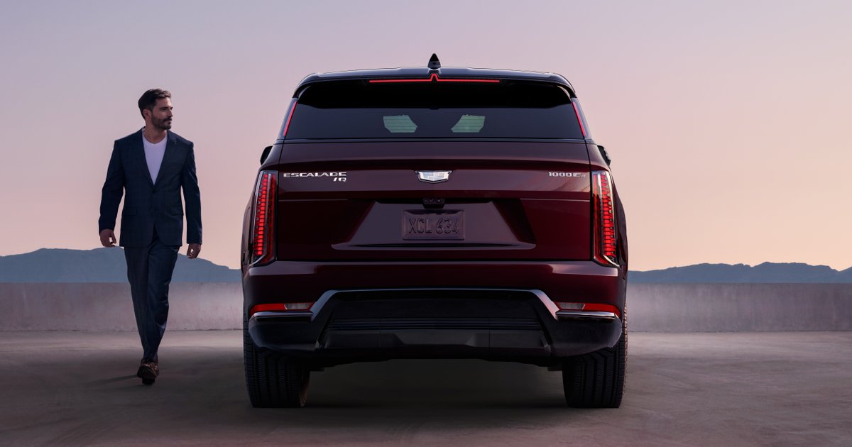 producersguild's tweet image. For those who push stories—and boundaries—forward. The all-electric #EscaladeIQ delivers bold range, iconic design, and the presence to power every journey. Proudly serving as the official vehicle of the 2025 Produced By Conference. #ProducedBy2025