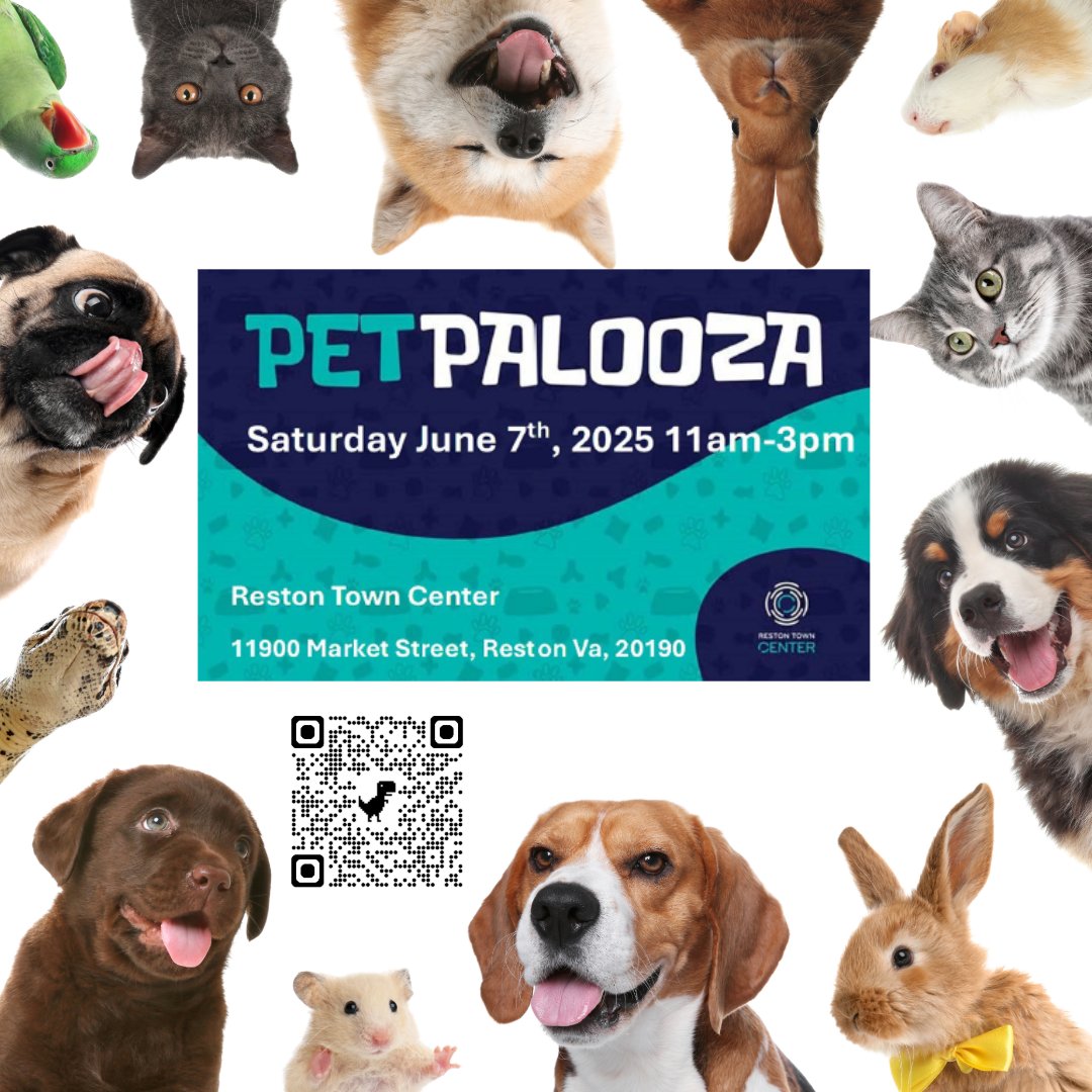 We're excited to attend Petpalooza at the Reston Town Center on June 7th, from 11AM - 3PM! Don't forget to stop by our table and sign up for our Pawsitively Petpalooza Raffle for a chance to win a $50 AFPC gift card or one of 2 - $25 AFPC gift cards!

#AllFriendsPetCare #NoVaPets