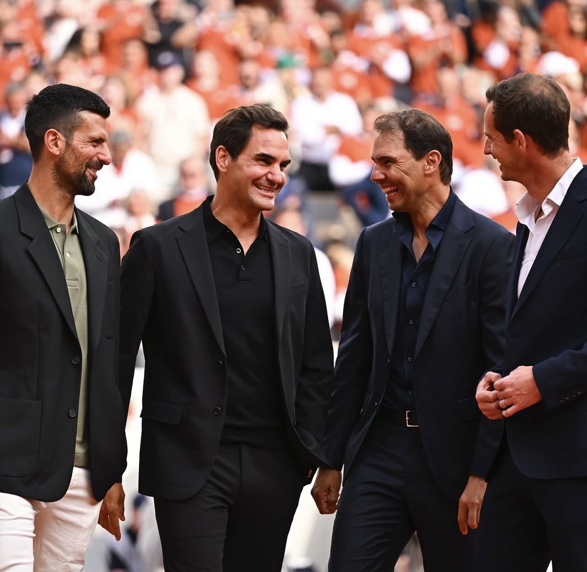 Madel Suravilla (@madel_suravilla) on Twitter photo How iconic this moment.. to see your 3 biggest rivals for over 2 decades celebrating & applauding your historic & legendary achievements as you close the door on your illustrious & magnificent career in a special place where your legacy began.
<a href="/RafaelNadal/">Rafa Nadal</a> πππ₯
#RolandGarros How iconic this moment.. to see your 3 biggest rivals for over 2 decades celebrating & applauding your historic & legendary achievements as you close the door on your illustrious & magnificent career in a special place where your legacy began.
<a href="/RafaelNadal/">Rafa Nadal</a> πππ₯
#RolandGarros