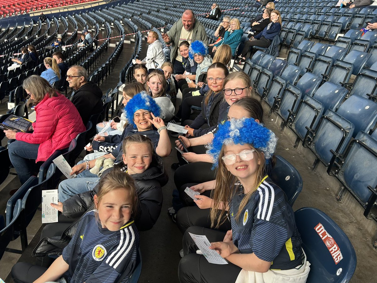 A fantastic fun evening with the next generation of the Tartan Army- we were in full voice for the 90mins! 💙🤍Thank you to the Tartan Army Children’s Charity for making tonight happen!  🏴󠁧󠁢󠁳󠁣󠁴󠁿