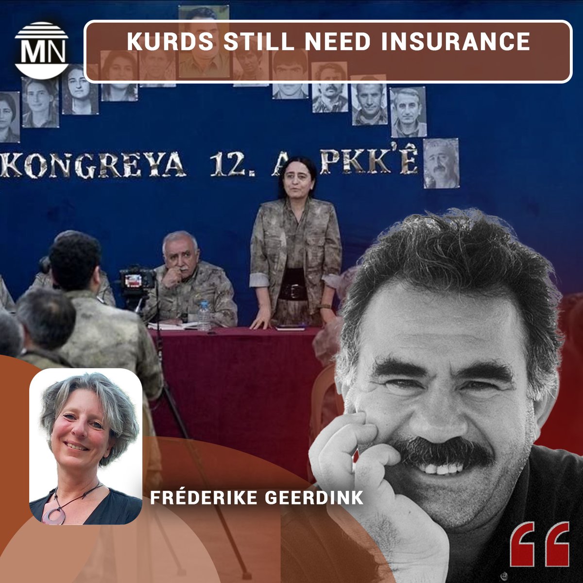MedyaNews (@medyanews_) on Twitter photo 🔶Can peace come before trust? Journalist <a href="/fgeerdink/">Frederike Geerdink</a> examines why disarmament should follow—not precede—political negotiations in Turkey.
Her latest reflects on a decade of stalled Kurdish peace efforts.
#Peace #Turkey #Disarmament 🔶Can peace come before trust? Journalist <a href="/fgeerdink/">Frederike Geerdink</a> examines why disarmament should follow—not precede—political negotiations in Turkey.
Her latest reflects on a decade of stalled Kurdish peace efforts.
#Peace #Turkey #Disarmament