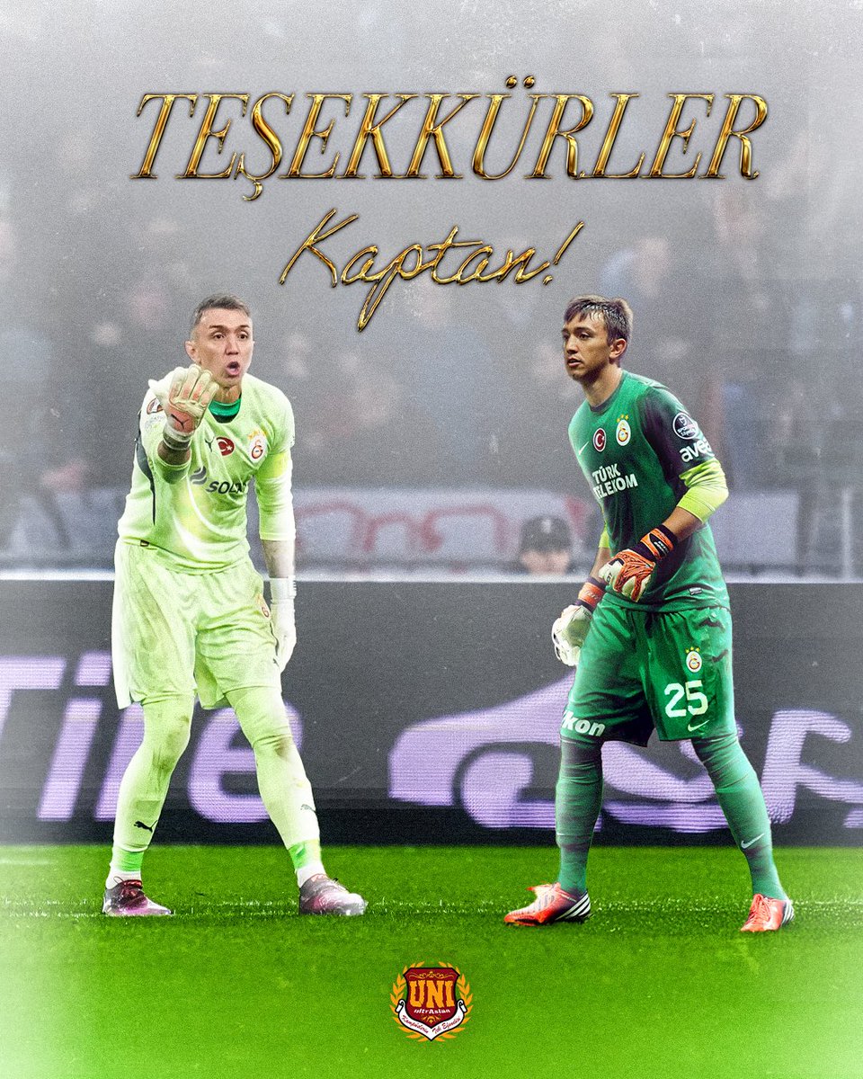 TEŞEKKÜRLER KAPTAN! <a href="/1_Muslera_25/">Fernando Muslera</a> #ultrAslanUNI