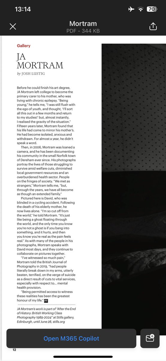 Jim Mortram (@jamortram) on Twitter photo Tomorrow’s Financial Times. I’m so proud of David & super grateful to the writer for including David’s amazing quote & enabling him to reach a totally new audience. Tomorrow’s Financial Times. I’m so proud of David & super grateful to the writer for including David’s amazing quote & enabling him to reach a totally new audience.
