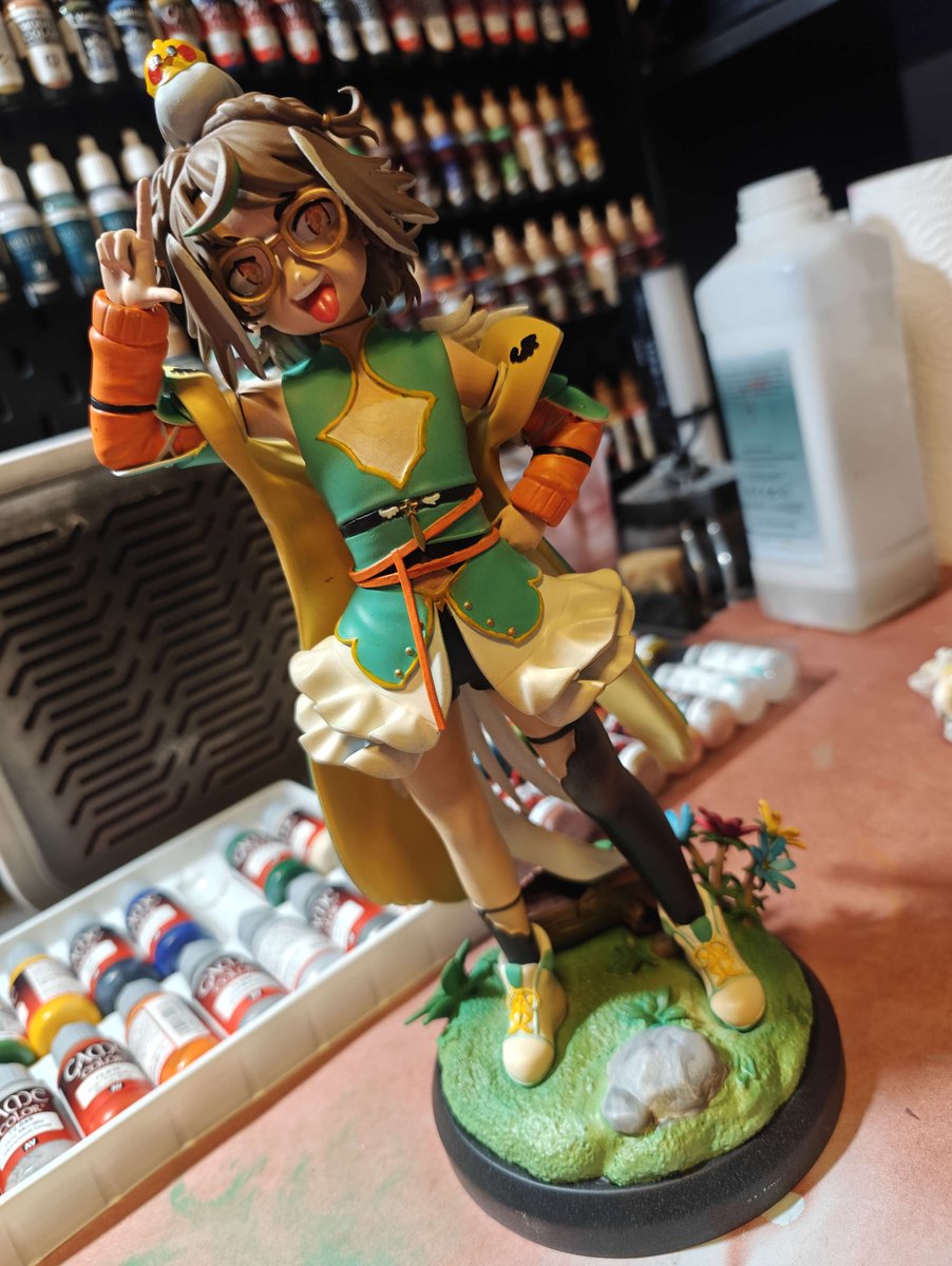 Thanks for hanging out :D We finished Teru's figurine today! Turned out quite lovely I'd say!

Might do another stream on Sunday! Got a Godfrey's Axe I gotta finish haha