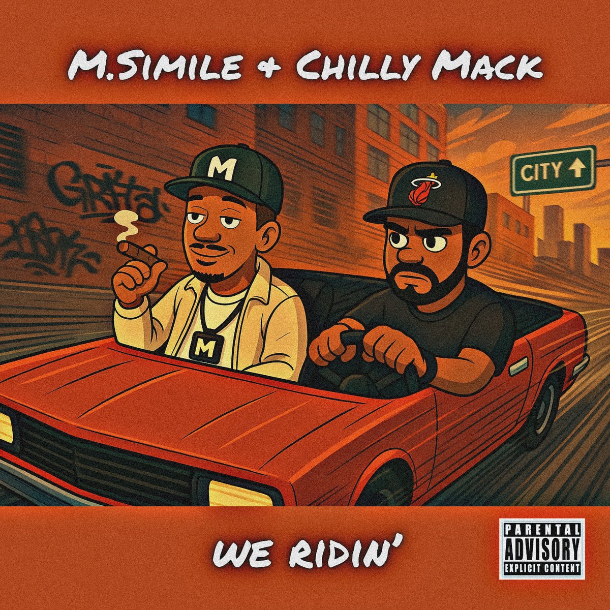🚨 NEW MUSIC ALERT 🚨
🎵 “We Ridin’” – A brand new single by two lyrical beasts, Chilly Mack &amp; M. Simile, fully produced by TruNoLies 🎧🔥
From smooth verses to gritty beats, this project is built to RIDE to. Whether you’re rollin’ through the city or vibin’ out at home – this