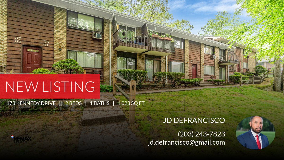CTRealEstateJD's tweet photo. 📍 New Listing 📍 Take a look at this fantastic new property that just hit the market located at 173 Kennedy Drive 173 in Bridgeport. Reach out here or at (203) 243-7823 for more information https://t.co/6wKsWWfBOS https://t.co/K3xBm1ZktX