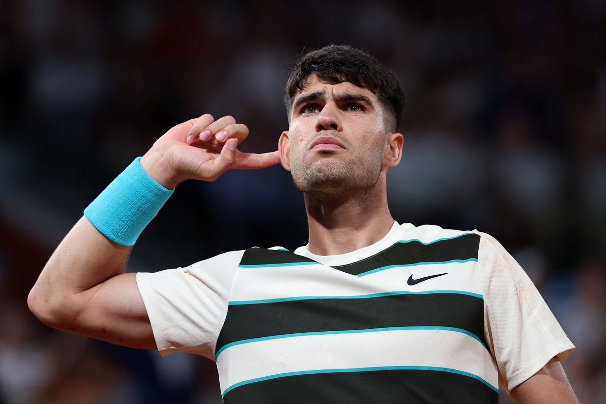 ATP Tour (@atptour) on Twitter photo BUSINESS HANDLED
<a href="/carlosalcaraz/">Carlos Alcaraz</a> powers past Dzumhur 6-1 6-3 4-6 6-4 to book his spot in the Round of 16! πͺπΈ
<a href="/rolandgarros/">Roland-Garros</a> | #RolandGarros BUSINESS HANDLED
<a href="/carlosalcaraz/">Carlos Alcaraz</a> powers past Dzumhur 6-1 6-3 4-6 6-4 to book his spot in the Round of 16! πͺπΈ
<a href="/rolandgarros/">Roland-Garros</a> | #RolandGarros