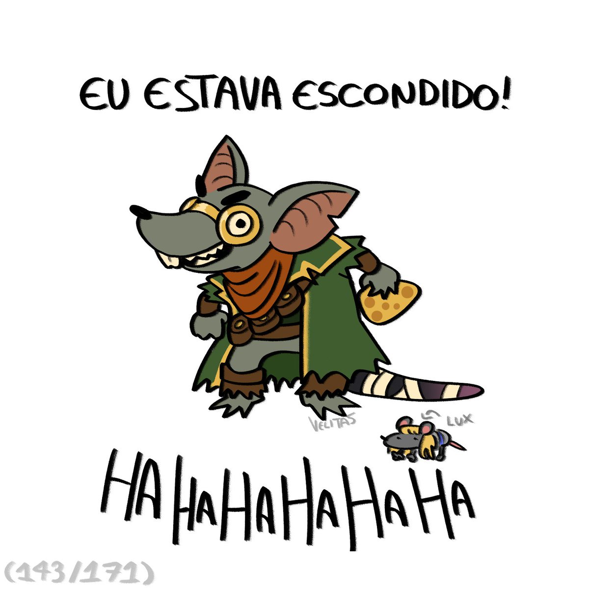 souvelitas's tweet photo. todo dia um campeão do LOL: Twitch (dia 143) https://t.co/kayxsOUCPX