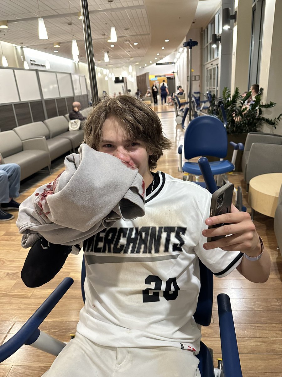 TenhulzenJD's tweet image. Not the start to @KirkMerchants summer had even dreamed of. An inside FB and broken nose won’t keep me down. Thankful no surgery and avoided eye injury. Cleared to get back in gym + throwing bullpens next week. Exploring mask options to get back on the mound in the next few weeks