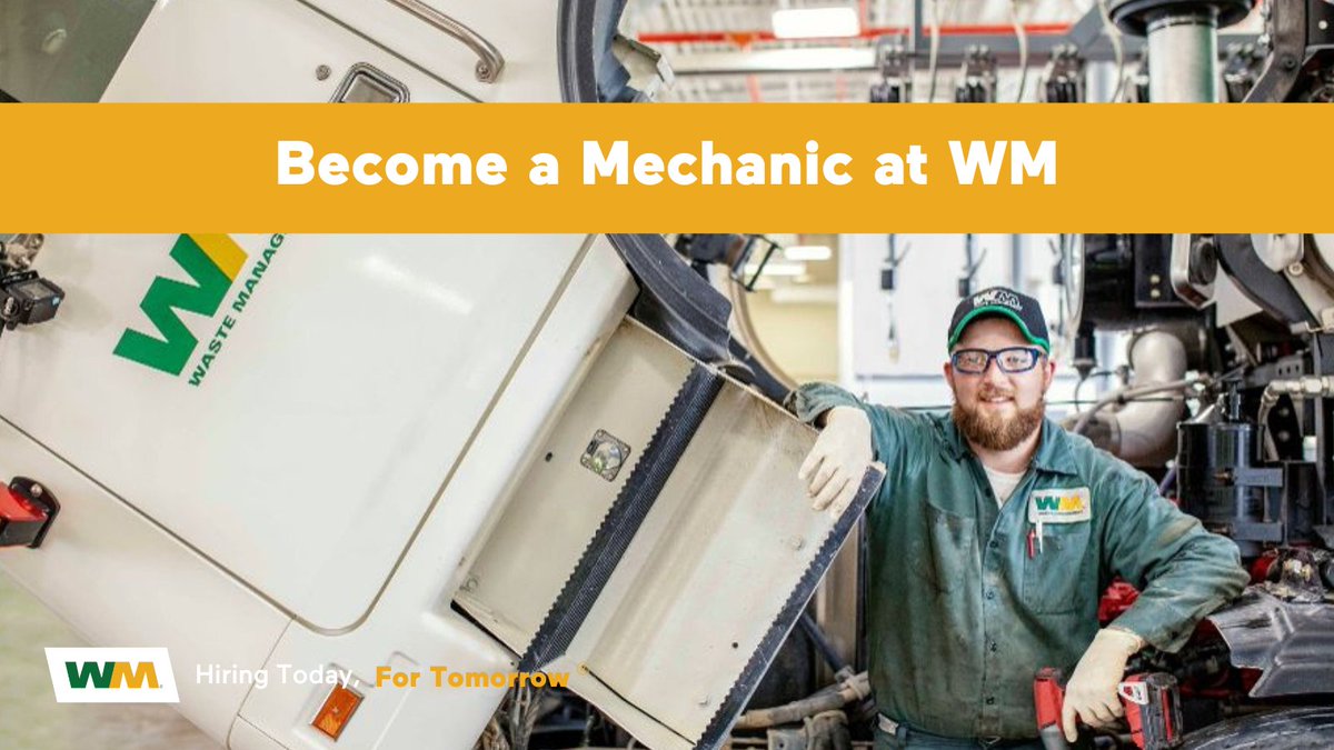 #JOBSPOTLIGHT: Become a #mechanic at <a href="/WasteManagement/">WM</a> and join as a technician/mechanic to keep WM trucks, equipment, and facilities running smoothly.
bit.ly/3EKTx9o