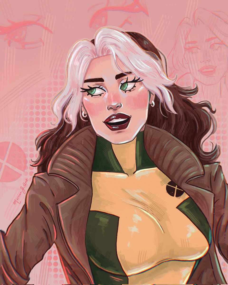 Rogue 💚 
#xmen #mutants #rogue #marvel #xmenfanart