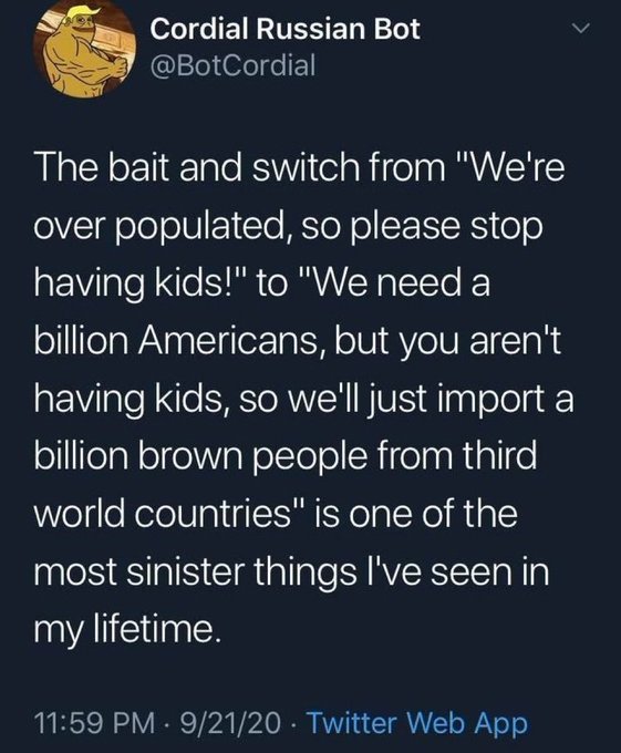 This has been arguably the most successful psyop of all time. 

Managed to wipe out entire generations of bloodlines with nothing but words.