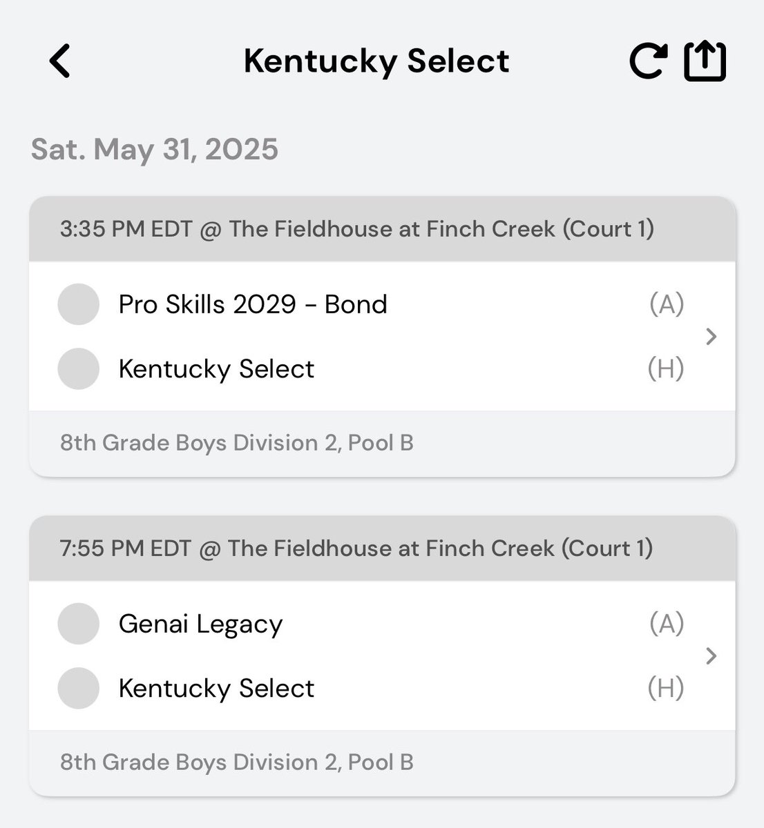 Kentucky Select AAU (@kyselectaau) on Twitter photo 14U/8th Grade Kentucky Select boys Schedule for the <a href="/SuperstarEvnts/">Superstar Events</a> Superstar Invitational in Noblesville, IN! #SuperstarInvitational 14U/8th Grade Kentucky Select boys Schedule for the <a href="/SuperstarEvnts/">Superstar Events</a> Superstar Invitational in Noblesville, IN! #SuperstarInvitational