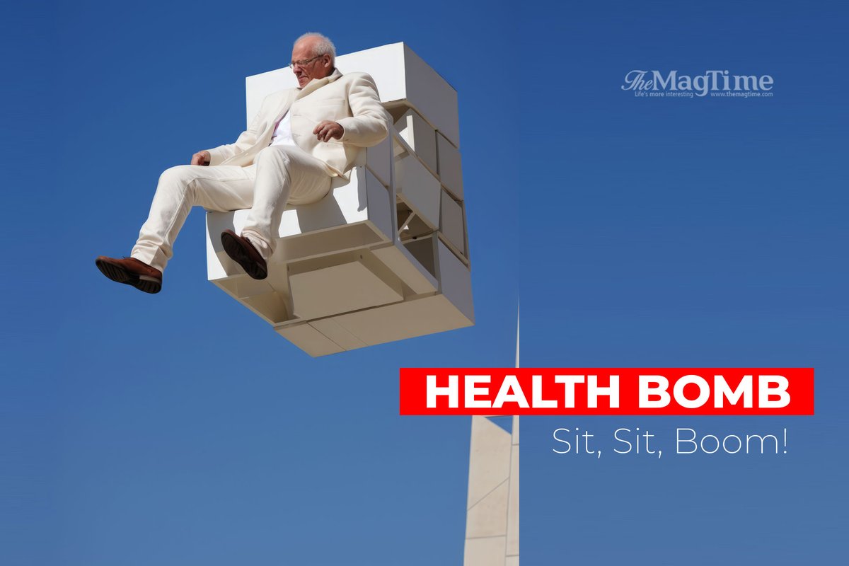 theMagTime's tweet image. Sit, Sit, Boom! Why Too Much Sitting Is a Health Bomb
💣 Sitting too long? You might be ticking toward a health time bomb.
Learn how too much sitting impacts your body—and how to stop it.

Read More:
👉 themagtime.com/sit-sit-boom-w…

#SedentaryLife #HealthTips #TheMagTime #FitnessAlert