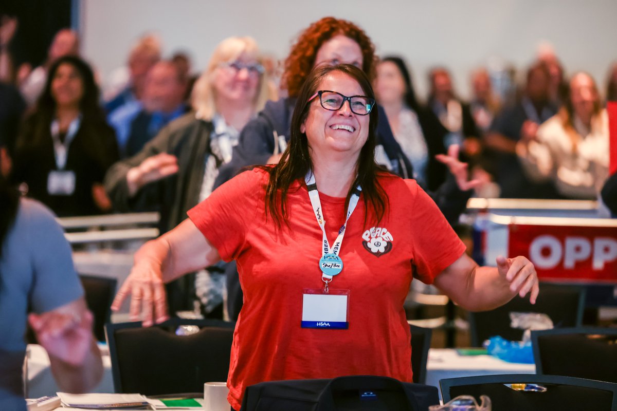 As Convention 2025 came to a close, delegates left with more than just gift baskets and fresh merch! They carried home new connections, fresh ideas, and the fire of collective action. HSAA members showed they are ready to unleash our power and build the future TOGETHER.