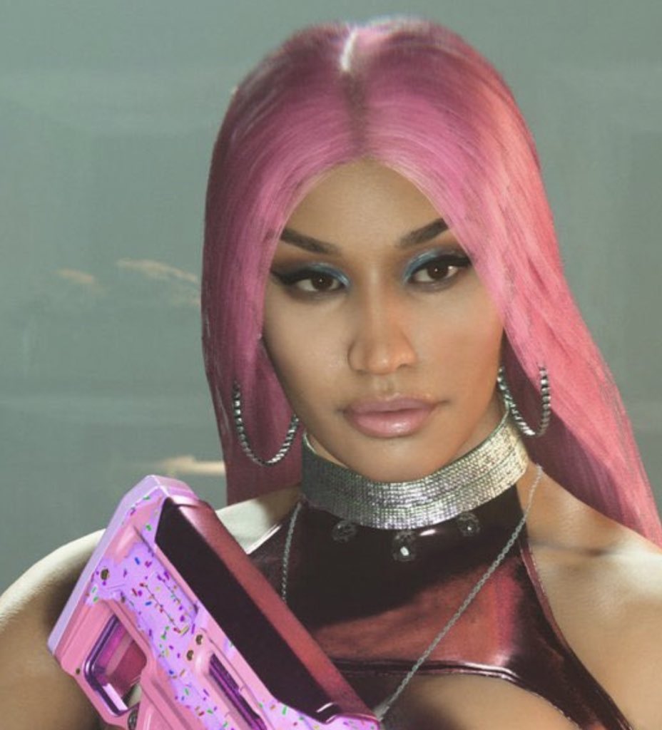 we need to talk more about nicki minaj’s call of duty skin..