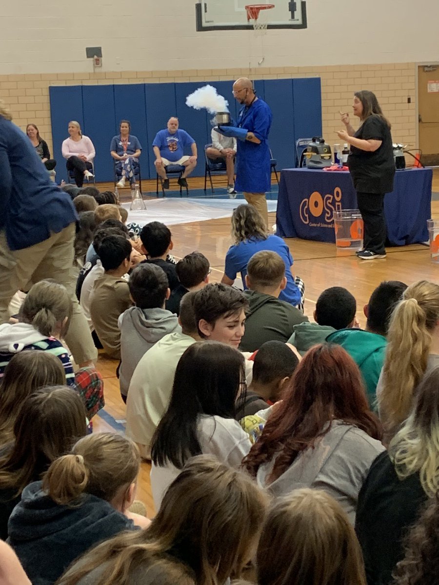 PCSDhillside's tweet image. COSI came and did some fun experiments and demonstrations for all of our students today!