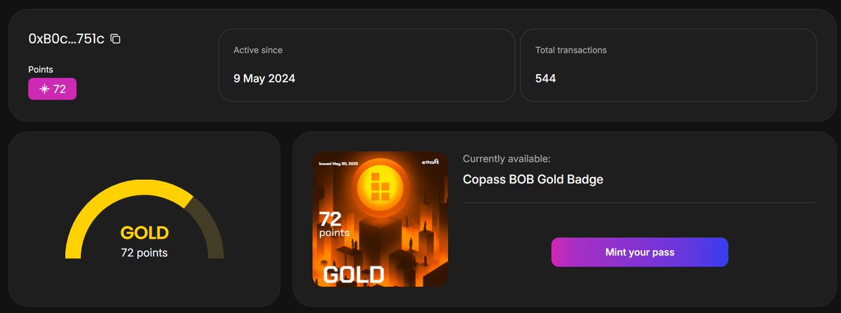 I just minted my limited edition BOB badge.  Go mint yours -> conft.app/name-service?c…
 x.com/build_on_bob/s…