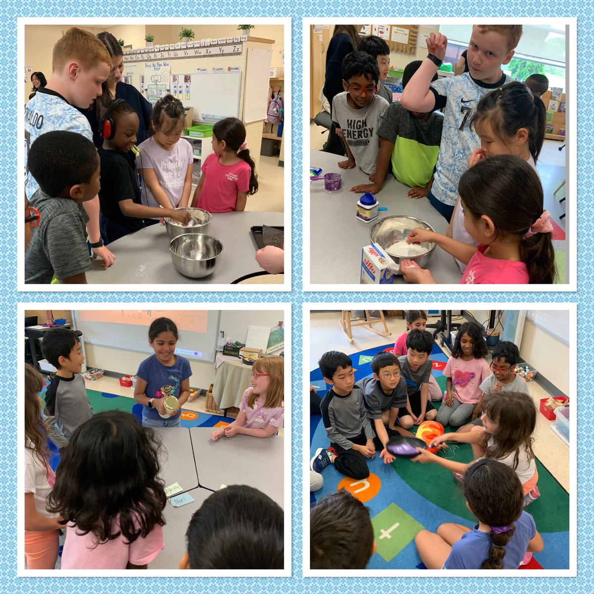 MmeSamaroo's tweet photo. After learning about what life was like 200 years ago, la classe de 2/3 stepped into the past, making fresh bread and homemade butter. We cooked our bread “over a fire” and enjoyed our treat at lunch. Merci to our volunteers and staff that helped us become bakers! @StGabrielOCSB https://t.co/d4UHLHMiJg