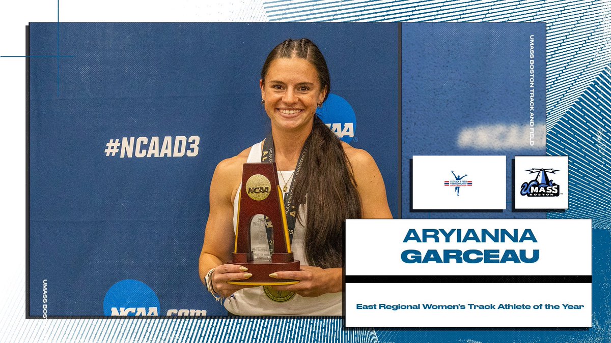 National Champion, AND <a href="/USTFCCCA/">USTFCCCA</a> DIII East Regional Women’s Track Athlete of the Year!

Aryianna Garceau continues to rake in postseason awards following a historic breakout season!

#ForTheTimes #FindAWay #GoBeacs