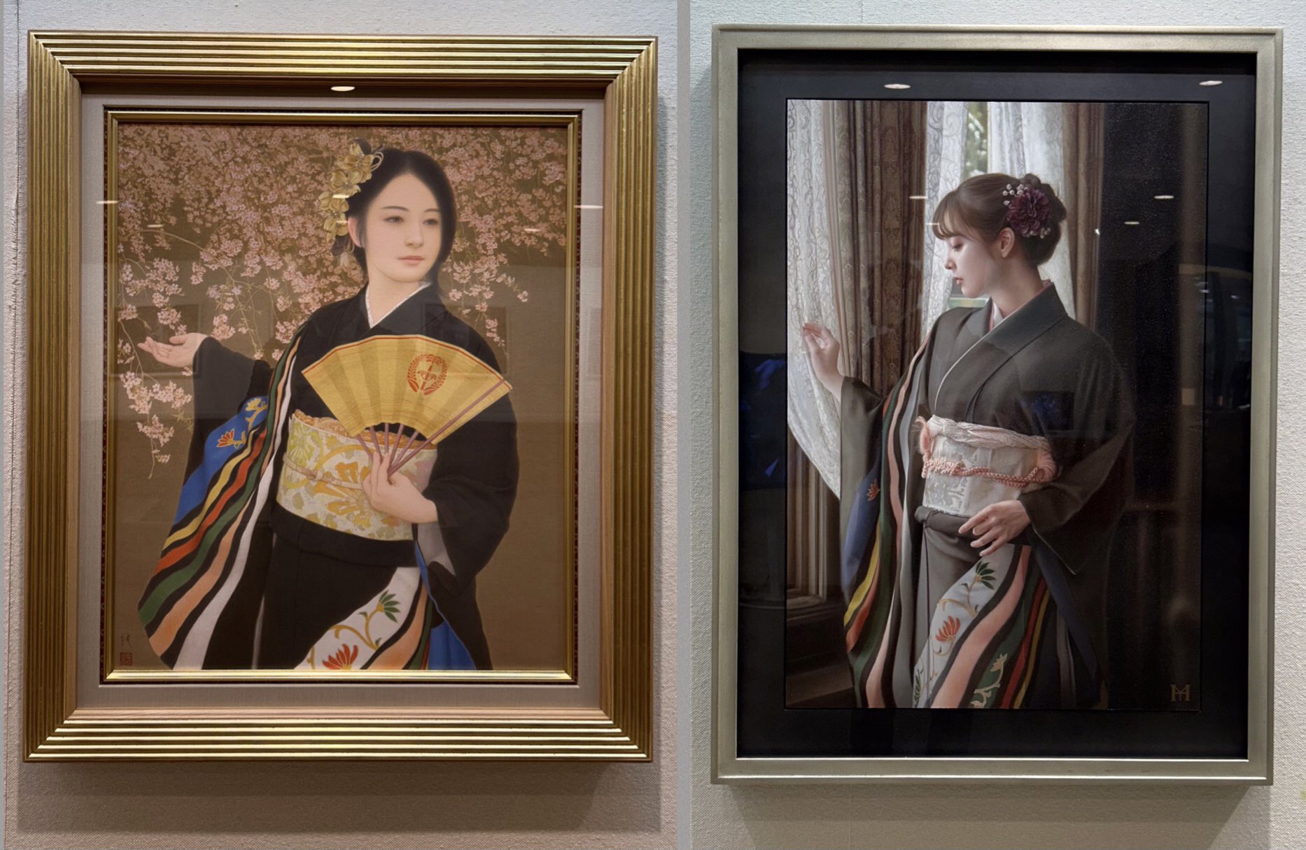 山本 大貴「暮春の花 Ⅲ」、厳選、写実、美人画、新品高級額