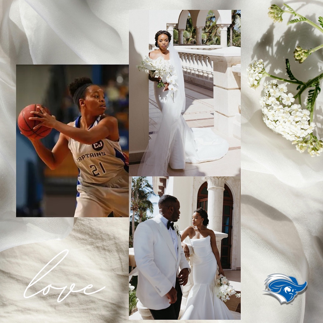Huge congratulations to CNU WBB alum <a href="/talliollechanty/">.tal</a> ! Wishing you and your partner endless love, laughter, and happiness! 
⚓️💙💍

#cnuwbb #gocaptains