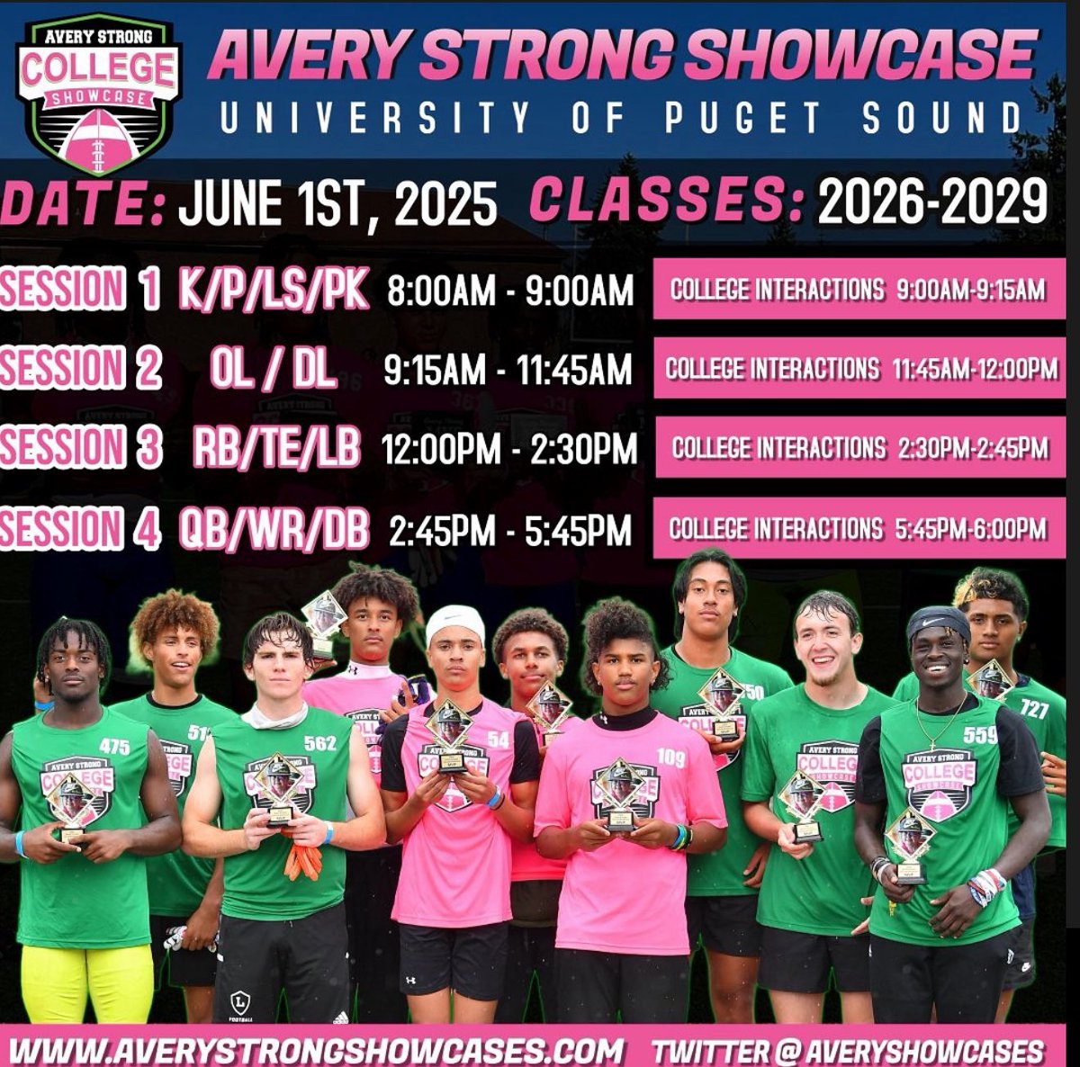 Dominick Acuna (@dominickacuna19) on Twitter photo excited to get this work and compete this weekend in session 4!!!
<a href="/BrandonHuffman/">Brandon Huffman</a> <a href="/AveryShowcases/">Avery Strong Showcases</a> <a href="/jeffscoma/">Coach Jeff Scoma 🏈</a> excited to get this work and compete this weekend in session 4!!!
<a href="/BrandonHuffman/">Brandon Huffman</a> <a href="/AveryShowcases/">Avery Strong Showcases</a> <a href="/jeffscoma/">Coach Jeff Scoma 🏈</a>