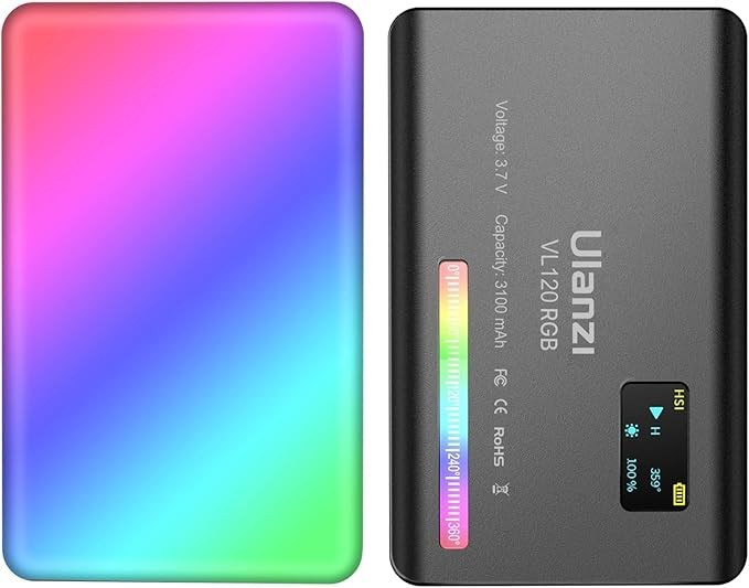 La ULANZI VL 120 RGB te ofrece hasta 2 horas de batería, luces ajustables de nitidez y contraste, pantalla LED, y puerto de carga USB-C.

Tiene descuento por Hot Sale y la puedes pedir por $719.20 🔥
Link de compra: amzn.to/4jsPpti