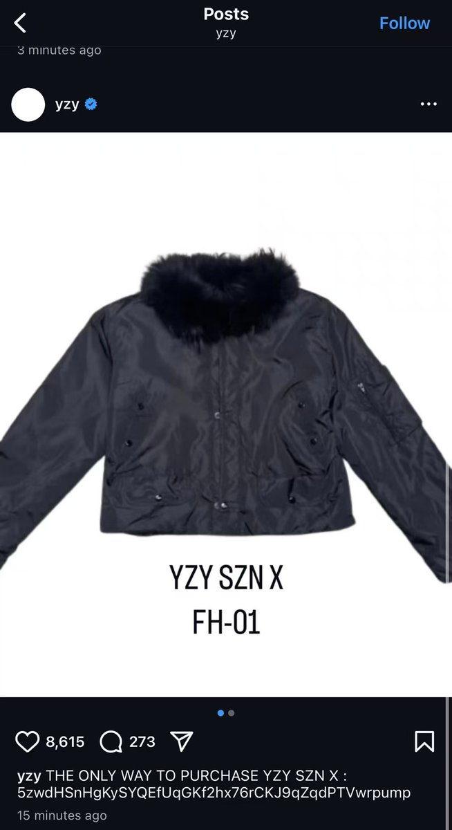 Manbull111's tweet photo. There was a hack on Kanye West’s Instagram that led many to buy $YZY. If you did too, follow @Mad_YzY — they’re collecting victim reports.
5zwdHSnHgKySYQEfUqGKf2hx76rCKJ9qZqdPTVwrpump

New Coin Recommendation

$LC
43YakhC3TcSuTgSXnxFgw8uKL8VkuLuFa4M6Bninpump https://t.co/HSip2hepnK