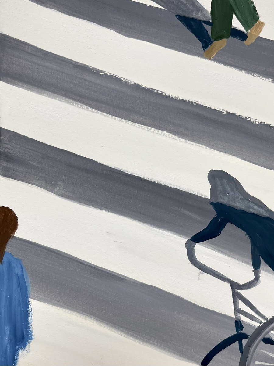 Acrylic on Paper
“Urban Glimpse”
F0  18cm ×13.5cm  (7"×5.3")