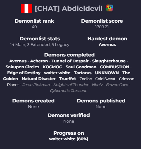 Abdieldevil's tweet image. CHAT LO LOGRAMOS TOP 50 MUNDIAL ♥️♥️♥️