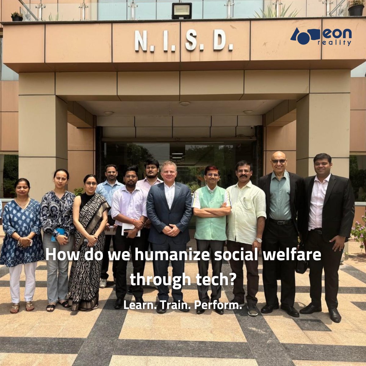 How do we humanize social welfare through tech?
In New Delhi, EON Reality + India’s NISD are exploring answers:
👴 Seniors
🏳️‍⚧️ Trans communities
💊 Recovery support
🤝 Beggar rehabilitation

📖 Read more: eonreality.com/exploring-the-…
#AIForGood #DigitalIndia #XRTechnology