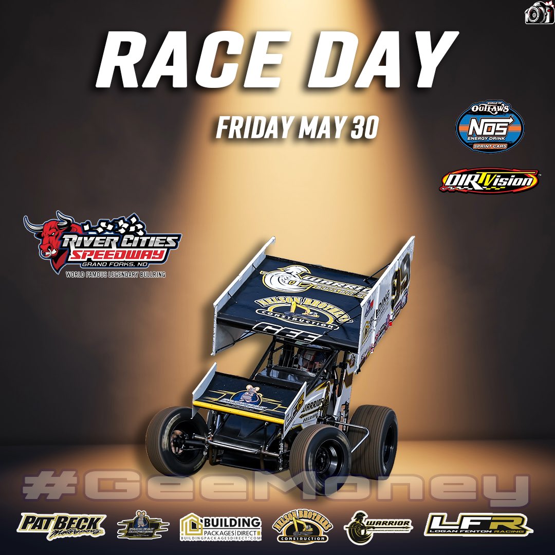 Skylar Gee (@skylargee99) on Twitter photo It’s Raceday in North Dakota <a href="/RiverCitiesND/">River Cities Speedway</a> with the <a href="/WorldofOutlaws/">World of Outlaws</a>
📺<a href="/dirtvision/">DIRTVision</a>
🕰️6:30pm CT It’s Raceday in North Dakota <a href="/RiverCitiesND/">River Cities Speedway</a> with the <a href="/WorldofOutlaws/">World of Outlaws</a>
📺<a href="/dirtvision/">DIRTVision</a>
🕰️6:30pm CT