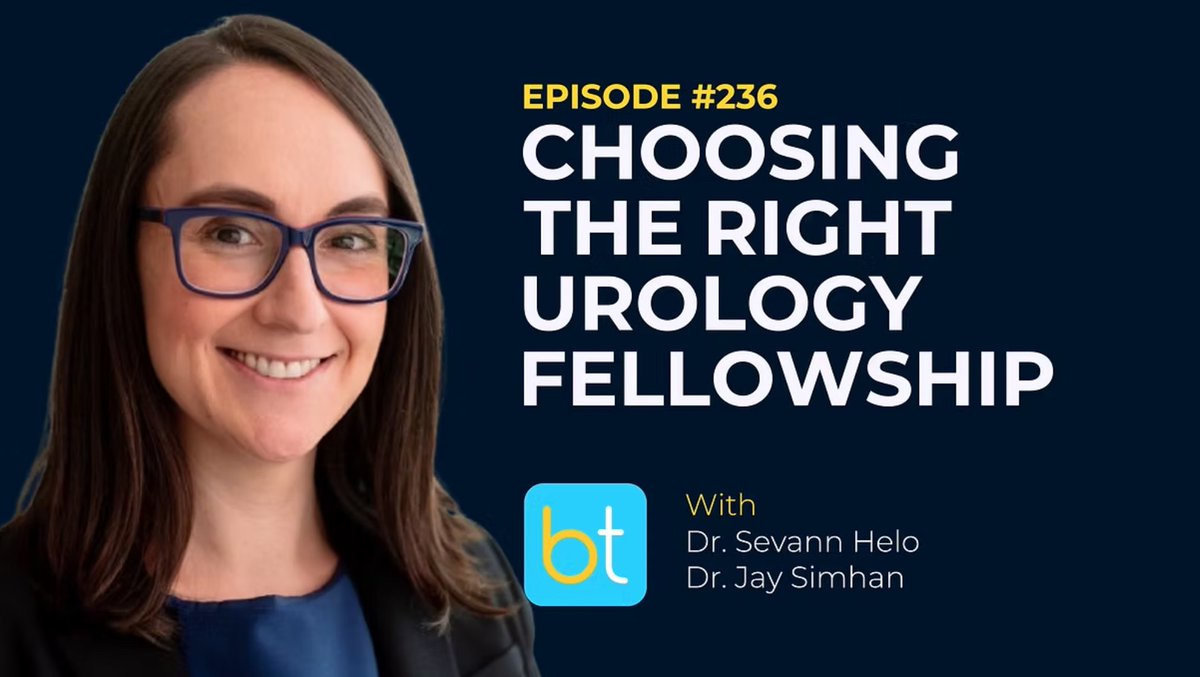 BackTable Urology (@_backtableuro) on Twitter photo In our latest <a href="/SWIUorg/">SWIU</a> collaboration, <a href="/Helo_MD/">Sevann Helo</a> and <a href="/JSimhan/">Jay Simhan, MD</a> join <a href="/drhelenbernie/">Helen L. Bernie</a> to offer transparency into the fellowship application process, as well as discuss navigating program selection and finding strong mentorship #URO236
open.spotify.com/episode/0DWf9e⦠In our latest <a href="/SWIUorg/">SWIU</a> collaboration, <a href="/Helo_MD/">Sevann Helo</a> and <a href="/JSimhan/">Jay Simhan, MD</a> join <a href="/drhelenbernie/">Helen L. Bernie</a> to offer transparency into the fellowship application process, as well as discuss navigating program selection and finding strong mentorship #URO236
open.spotify.com/episode/0DWf9eā¦