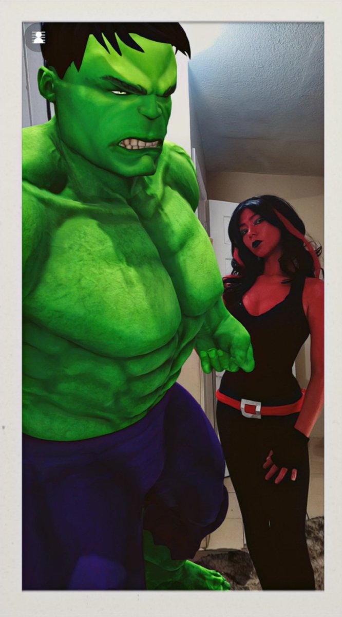 Friday? Perfect. Time to kick some butt in style. You coming, or staying here to sulk 🤨? 

Veve Digital Collectibles ❤️
#hulk #Ar #cosplay #SheHulkRed #Marvel