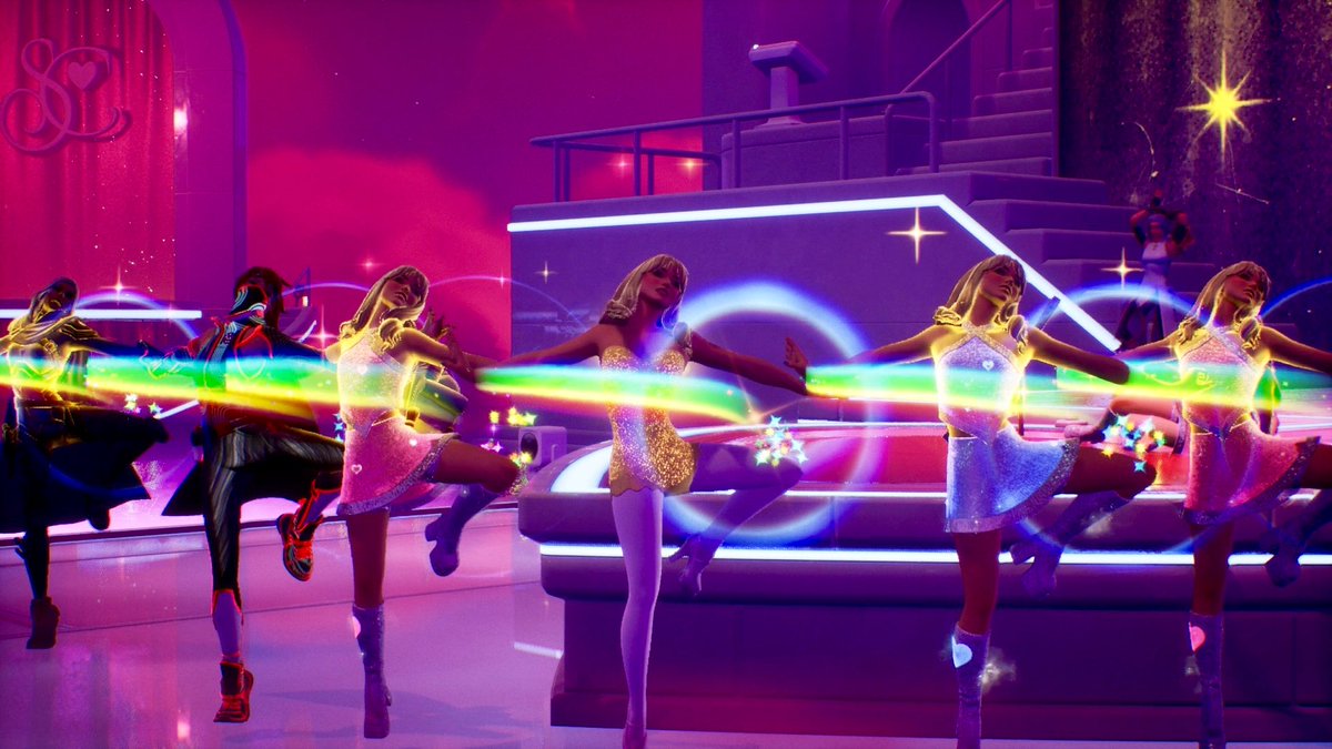 ComftyChaos's tweet photo. The “Dance with Sabrina” event in Fortnite is actually really cute and fun! ✨🥰✨

#Fortnite #SabrinaCarpenter https://t.co/E9qoSzUZZr
