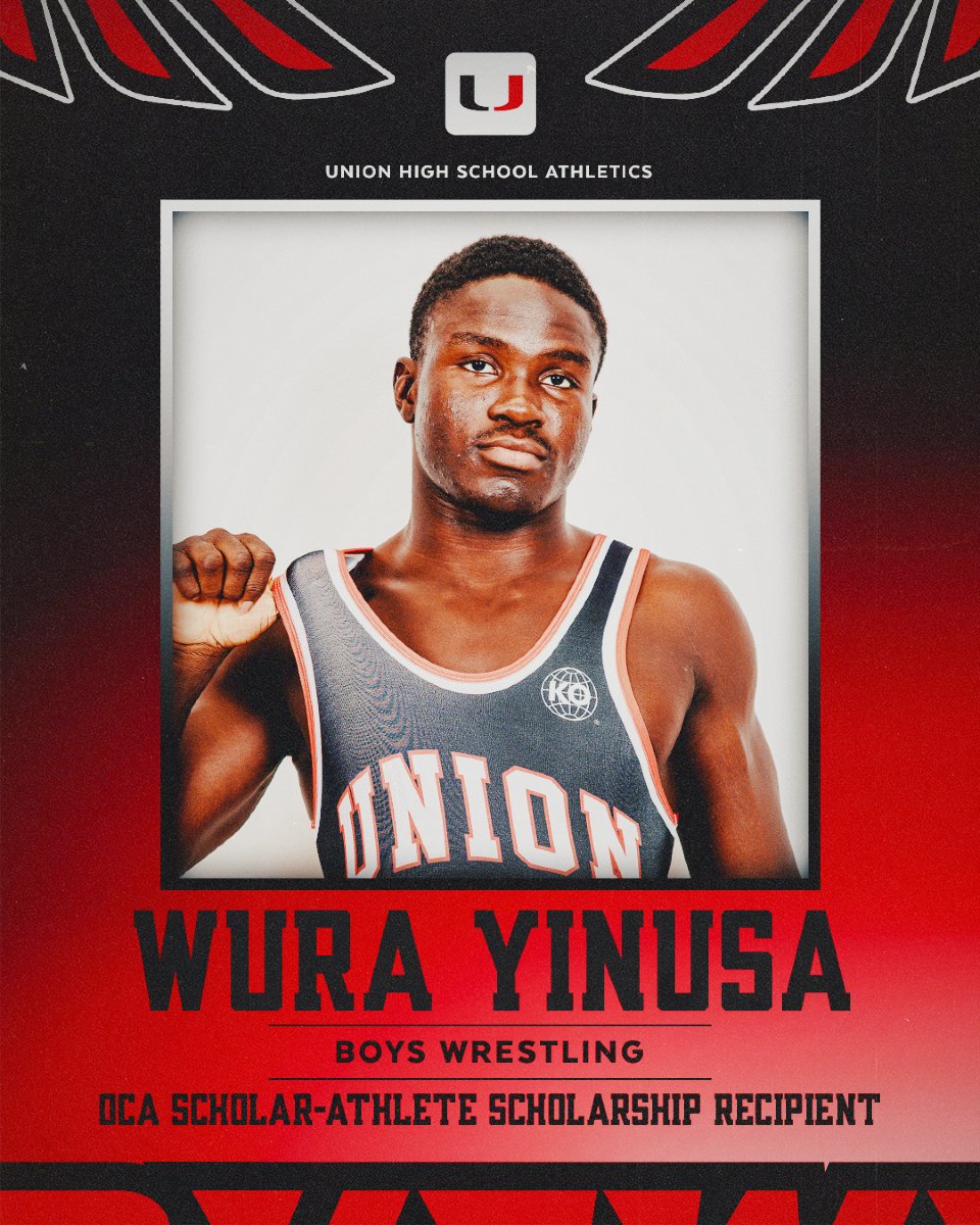Big congrats to Wura Yinusa for earning the OCA Scholar-Athlete Scholarship! 🎓🔥
We’re so proud of you, Wura, and we’re wishing you all the best this fall! #buildingchampions #unionathletics