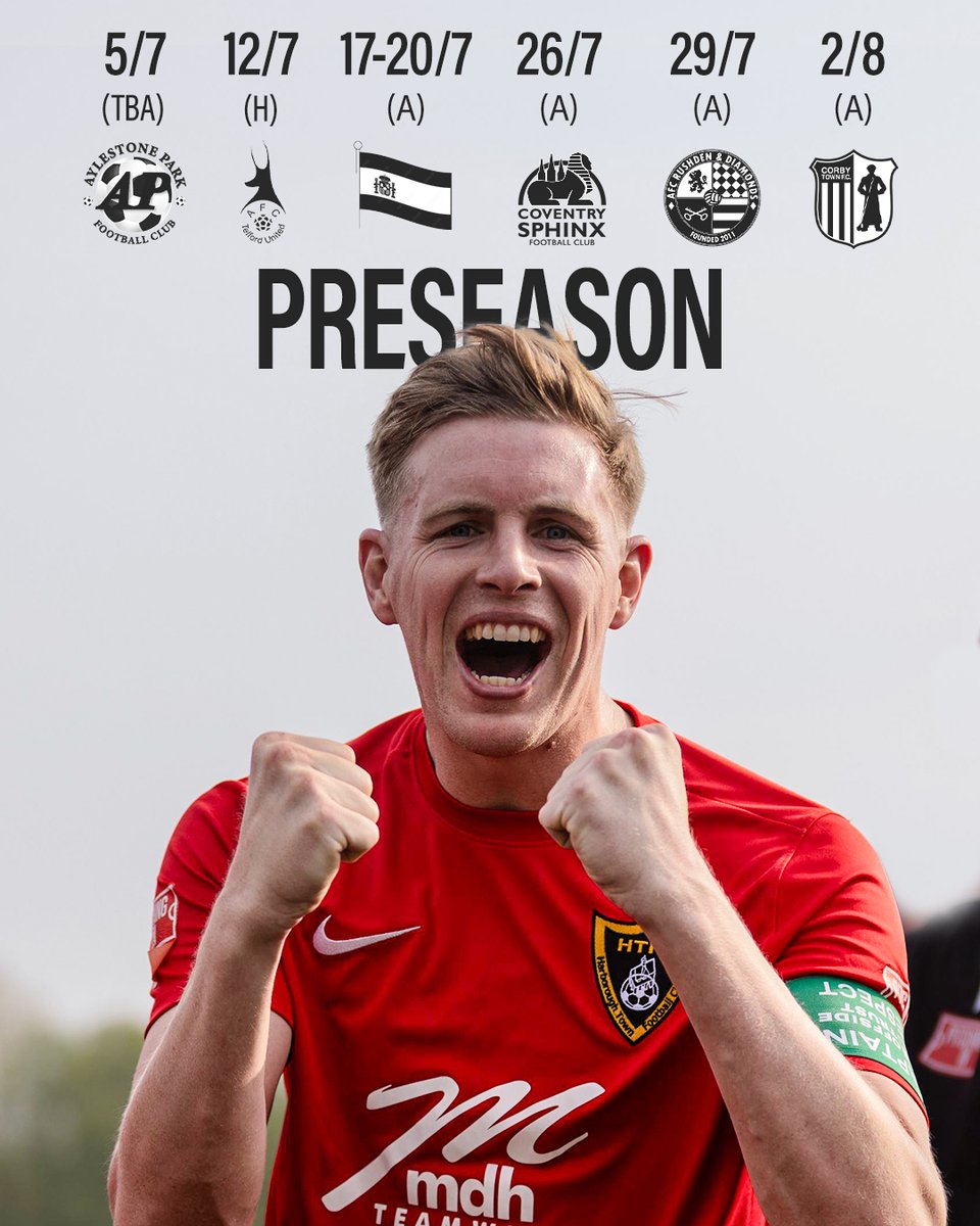 Harborough Town FC ๐ (@harbtownfc) on Twitter photo ๐จ | THE BEES ARE BACK IN TOWN... ๐
We're back! Harborough Town FC kicks off their 2025/26 pre-season on Saturday 5th July, and we can't wait to see you back supporting the Bees.
Hereโs who weโre facing in the build-up to the new season in the <a href="/SouthernLeague1/">The Pitching In Southern Football League</a> Premier Central ๐จ | THE BEES ARE BACK IN TOWN... ๐
We're back! Harborough Town FC kicks off their 2025/26 pre-season on Saturday 5th July, and we can't wait to see you back supporting the Bees.
Hereโs who weโre facing in the build-up to the new season in the <a href="/SouthernLeague1/">The Pitching In Southern Football League</a> Premier Central